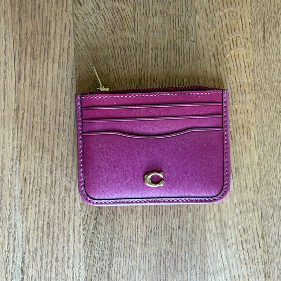 NEW Coach Pink Card Case Wallet - Picture 3 of 5